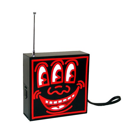Keith Haring 1958, Reading - 1990, New York - [USA] Radio oggetto in plastica...