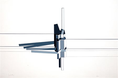Franco Giuli 1934, Cerreto d'Esi (An) - [Italia] senza titolo serigrafia...