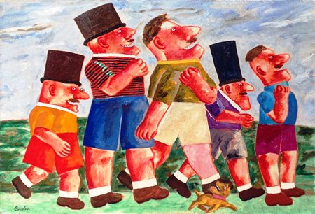 Franz Borghese 1941, Roma (Rm) - 2005, Roma (Rm) - [Italia] senza titolo olio...