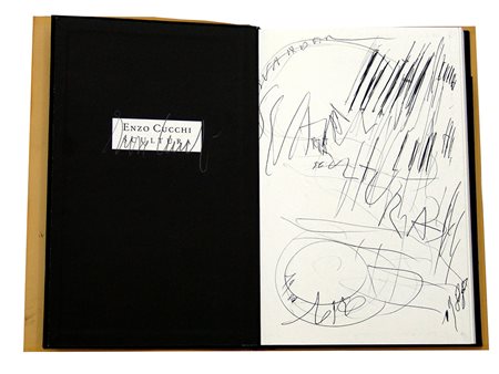 Enzo Cucchi 1949, Morro d'Alba (An) - [Italia] Scultura 1982-1988 libro 27x18...