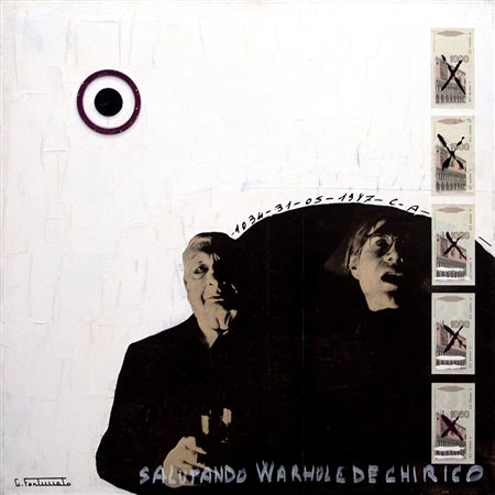 Giuseppe Fortunato 1956, Notaresco (Te) - [Italia] Salutando Warhol e De...