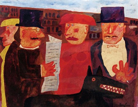 Franz Borghese 1941, Roma (Rm) - 2005, Roma (Rm) - [Italia] L'uomo con il...