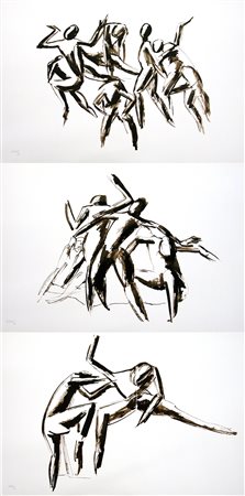 Pericle Fazzini 1913, Grottammare (Ap) - 1987, Roma (Rm) - [Italia] Danzatori...