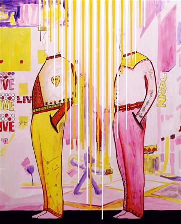 Giuseppe Fortunato 1956, Notaresco (Te) - [Italia] Jazz two tecnica mista su...