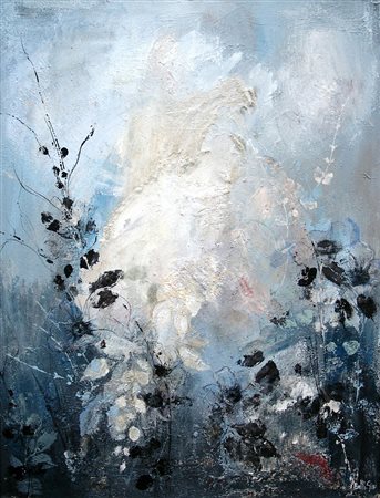 Giulietta Bolli 1957, Terni (Tr) - [Italia] Testimoni silenziosi acrilico su...