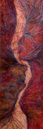 Alessandra La Chioma 1966, Terni (Tr) - [Italia] Unione olio su tela 150x50...