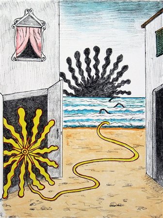 Giorgio De Chirico 1888, Volo (Grecia) - 1978, Roma (Rm) - [Italia] Sole e...
