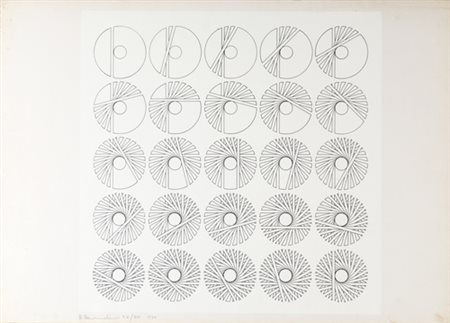 Marcello Morandini, SENZA TITOLO Litografia, cm 50x70, Firma e data...