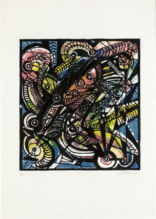 Umberto Mastroianni, SENZA TITOLO Senza TitoloLitografia, cm 70x50Firmato...