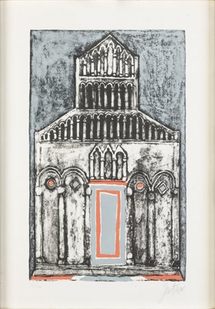 Franco Gentilini, SENZA TITOLO Litografia, cm 47,5x33Firma...