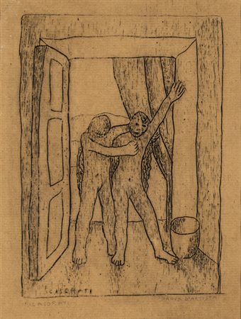 Felice Casorati, SENZA TITOLO Senza TitoloLitografia, cm 24x18Firma su lastra...