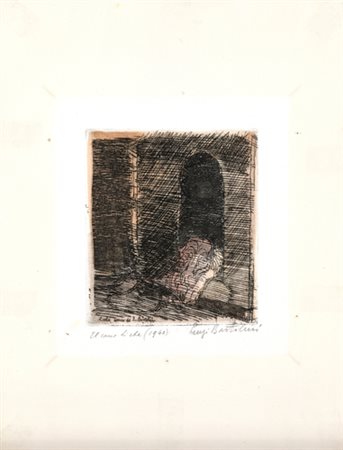 Luigi Bartolini, SENZA TITOLO Incisione, cm 32x25 Firmato su lastra e su...