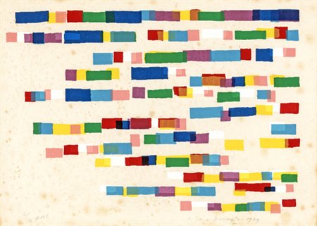 Piero Dorazio, SENZA TITOLO Serigrafia, cm 25x34Firma, data e numerazione in...