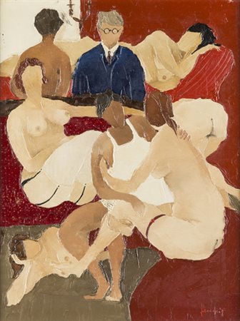 Pino Procopio, SENZA TITOLO Olio su tela, cm 39x29Firmata in basso a destra...