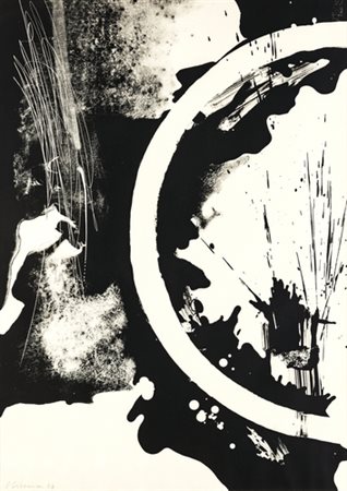 Alexander Liberman, SENZA TITOLO Litografia, cm 75x54Firma e data in basso a...