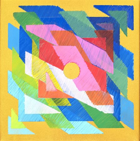 Paolo D'Orazio, VERSO IL SOGNO Acrilico su tela, cm 30x30Data, firma e titolo...