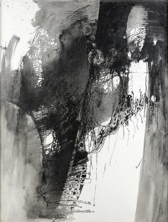 Le Ba Dang, SENZA TITOLO Tempera su tela, cm 116x90Firma e data "Le Ba Dang...