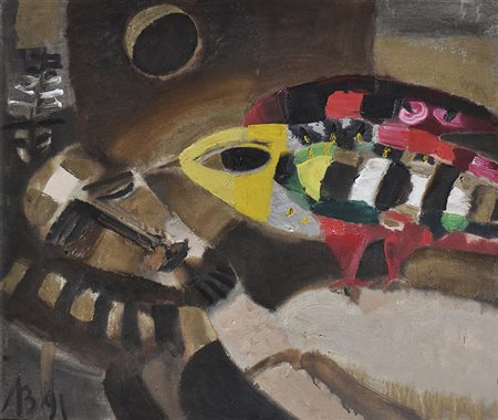 Soja Litwinowa (Altdorf b. Gonul, Weißrussland 1938) Sukulus, 1991;Öl auf...