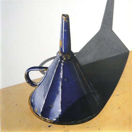 Gainluigi Rocca (Milano 1948) L'ombra, 2004;Matite colorate su cartone, 50 x...