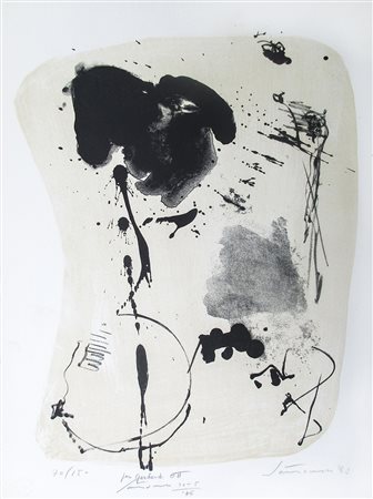 Giuseppe Santomaso (Venedig/Venezia 1907 - 1990) Ohne Titel, 63;Lithografie,...