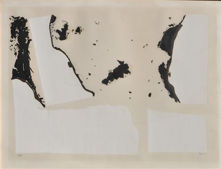 Alberto Burri (Città di Castello 1915 - Nizza 1995) Bianco I;Lithografie, 49...