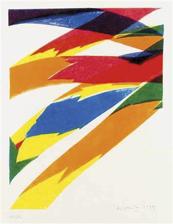 Piero Dorazio Ohne Titel, 1973;Farblithografie, 57,5 x 41 cm Signiert,...