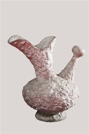 C.A.S. Vietri Vaso a bocca espansa, anni '50;Smalti materici opachi nei toni...