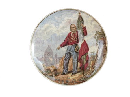 - Giuseppe Garibaldi – Viktor Emmanuel;2 bemalte Keramiken, deutsche...