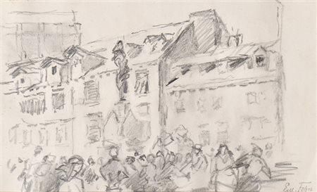 Emanuel Fohn Emanuel Fohn (Klagenfurt 1881 – Bozen 1966);Altstadthäuser von...