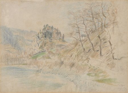 Hugo Atzwanger (Feldkirch 1883 – Bozen/Bolzano 1960) Landschaft in Südtirol,...