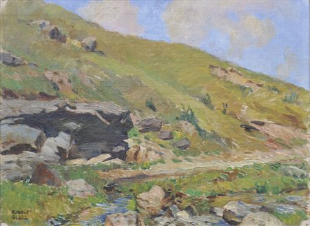 Rudolf Glotz (Wien/Vienna 1879 – Innsbruck 1958) Tiroler Berglandschaft;Öl...