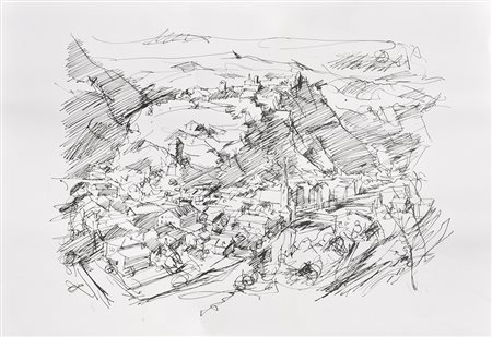 Lesley de Vries Klausen II, um 1980;Lithografie, 70 x 100 cm Handsigniert u....