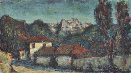 Eddy von Ferrari( Brixen 1923 – Bozen 2000) Moritzing bei Bozen;Öl auf...