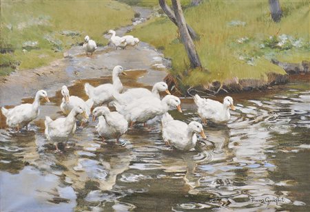 Franz Gräßel (Obersasbach in Baden 1861 – Emmering 1948) Enten am...