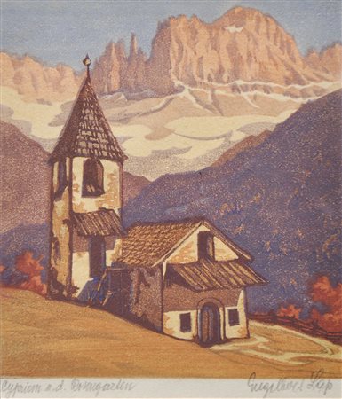 Engelbert Lap (Graz 1886 – Innsbruck 1970) St. Zyprian mit...