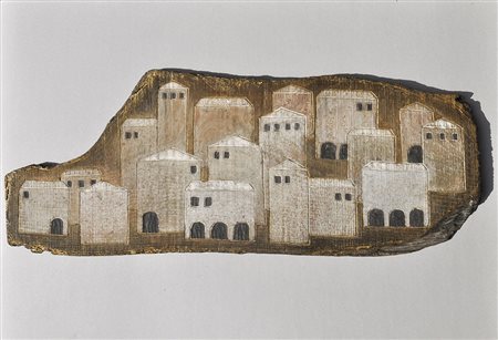 Mili Schmalzl (St. Ulrich in Gröden/Ortisei 1912 – 2006) Häuser;Holz...