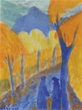 Gerhild Diesner (Innsbruck 1915 – Innsbruck 1995 Föhnlandschaft (Hechenberg...