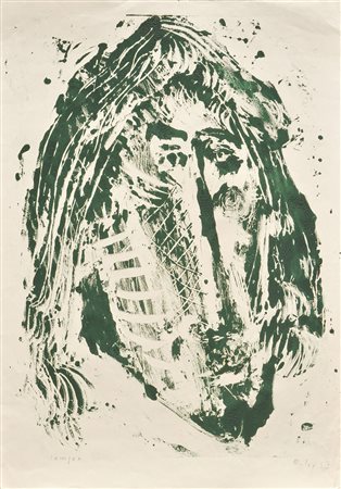 Max Weiler Samson, 1953;Monotypie, 61 x 42,8 cm Handsigniert, betitelt u....