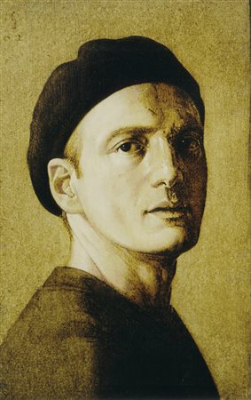 Giorgioppi (* Rovereto 1951) Selbstbildnis, 2001-03;Öl auf Leinwand, 50 x 40...