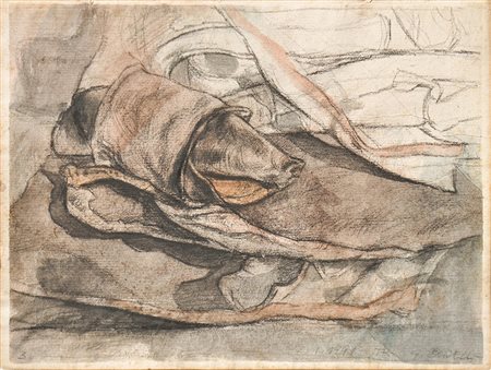 Gotthard Bonell Ohne Titel, 1991;Kreide, Aquarell, 20,7 x 27,5 cm Signiert u....