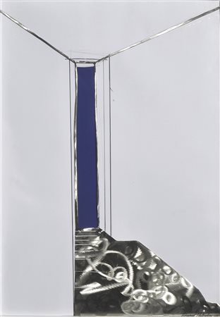 Eduard Habicher (* Mals/Malles 1956) Ohne Titel, 1994;Mischtechnik,...