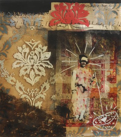 Robert Pan (* Bozen/Bolzano 1969) Tagebuch 08, 2001;Mischtechnik, Harz, 72 x...