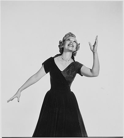 PHILIPPE HALSMAN (1906 - 1979) Diane Shore, 1952 Stampa vintage alla gelatina...