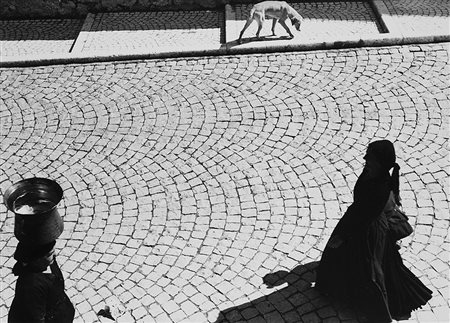 RENZO TORTELLI (1926) La strada di Scanno, 1957 Stampa vintage alla gelatina...