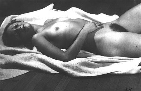 FLORENCE HENRI (1893 - 1982) Nu, 1930 Stampa successiva alla gelatina ai sali...