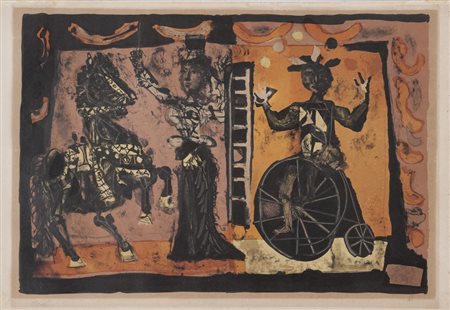 ANTONI CLAVE' (Barcellona 1913 - Saint Tropez 2005) Personaggi del circo...