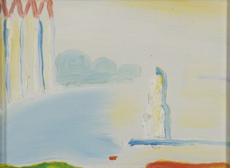 VIRGILIO GUIDI (Roma 1891 - Venezia 1984) Bacino San Marco Olio su tela, cm....