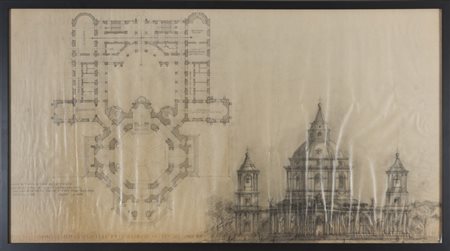 ARMANDO BRASINI (Roma 1879 -1965) Progetto per una delle Chiese dei Santi...
