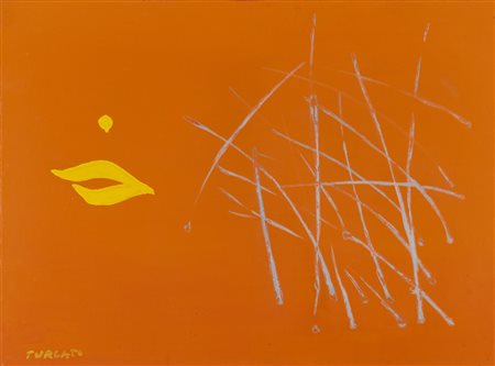 GIULIO TURCATO (Mantova 1912 - Roma 1995) Senza titolo, 1963 Olio su tela,...