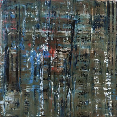 CARLO MASSI (Roma 1957) Senza titolo, 2014 Olio su tela, cm. 150 x 150 Firma...